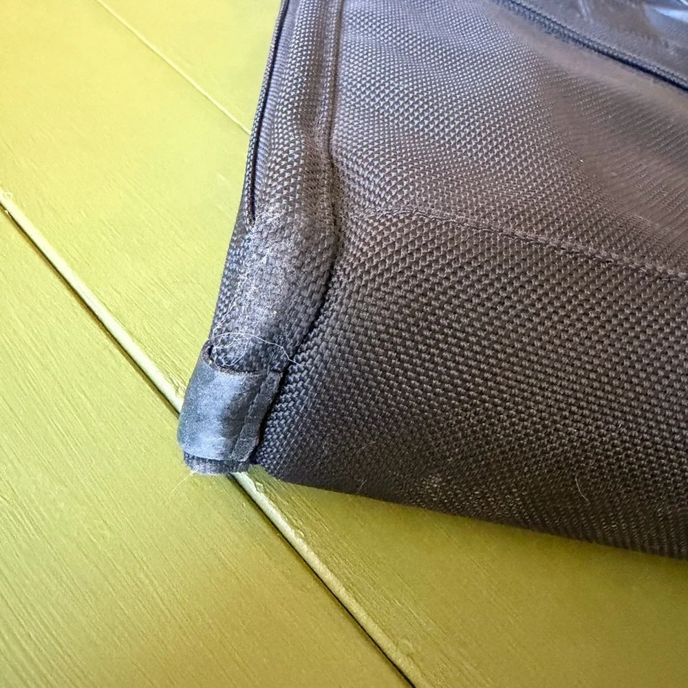 vintage tumi ballistic nylon laptop briefcase in classic black